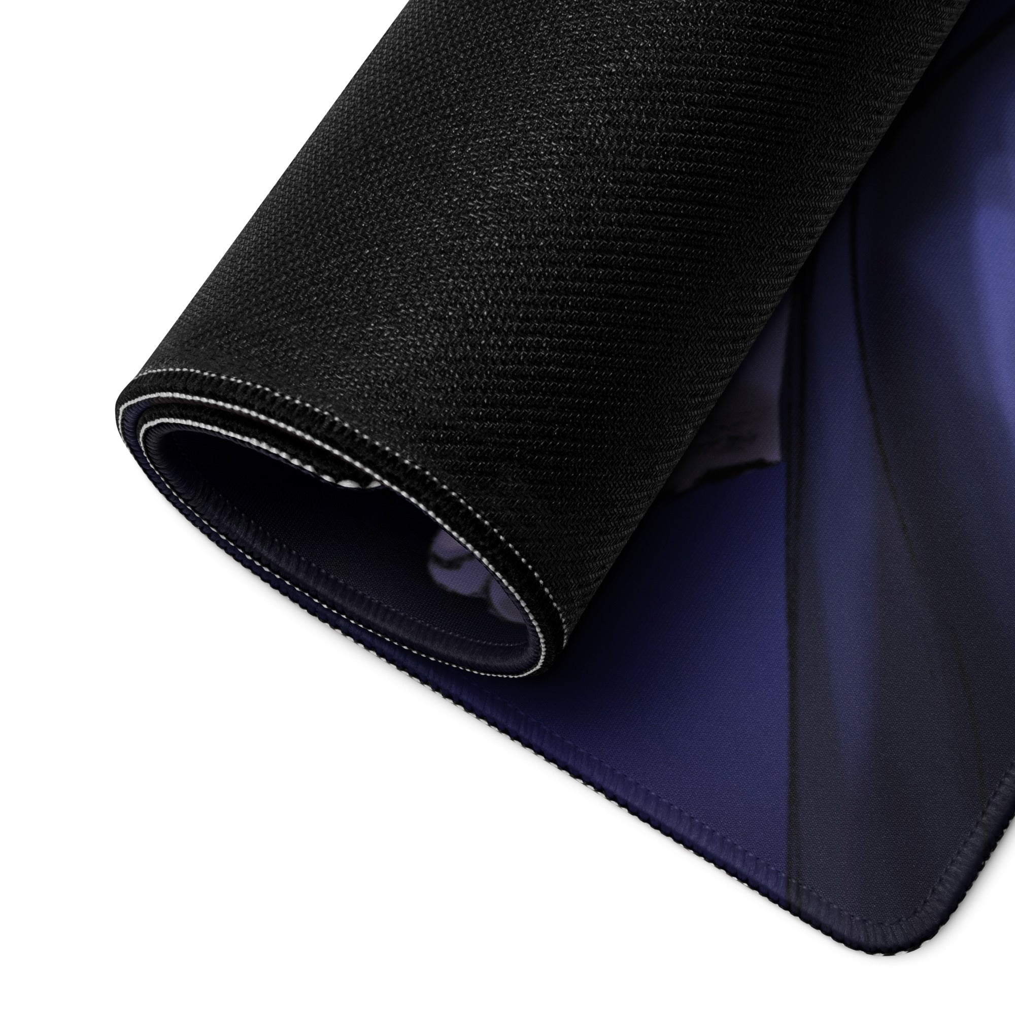 Purple Anime Themed Gaming Mouse Pad For Gaming Desk Setup Manga Style Intense Digital Art