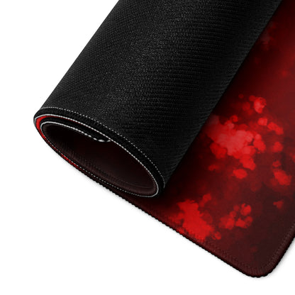 Red Dancer Anime Digital Art Gaming Mouse Pad Large Non Slip Desk Mat for PC Setup