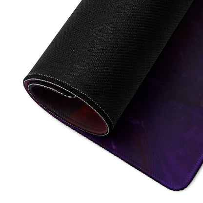 Galaxy Purple Pink Gaming Mouse Pad For Desk Large Non Slip Surface Neon Cosmic Digital Artwork