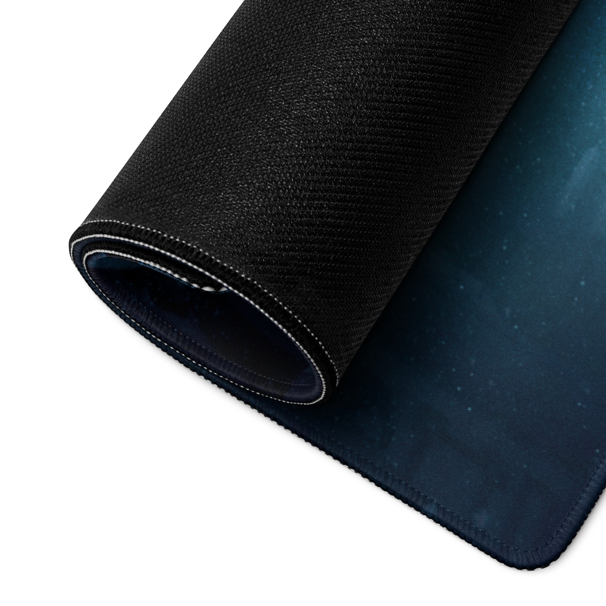 Blue Demon Warrior Gaming Mouse Pad Large Non Slip Edge Stitching Gaming Setup Mat
