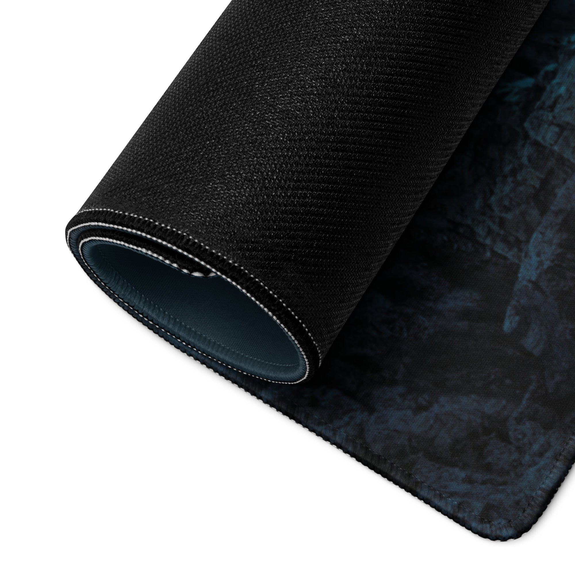 Blue Dragon Fantasy Gaming Mouse Pad for Desk Setup Immersive Digital Artwork Style