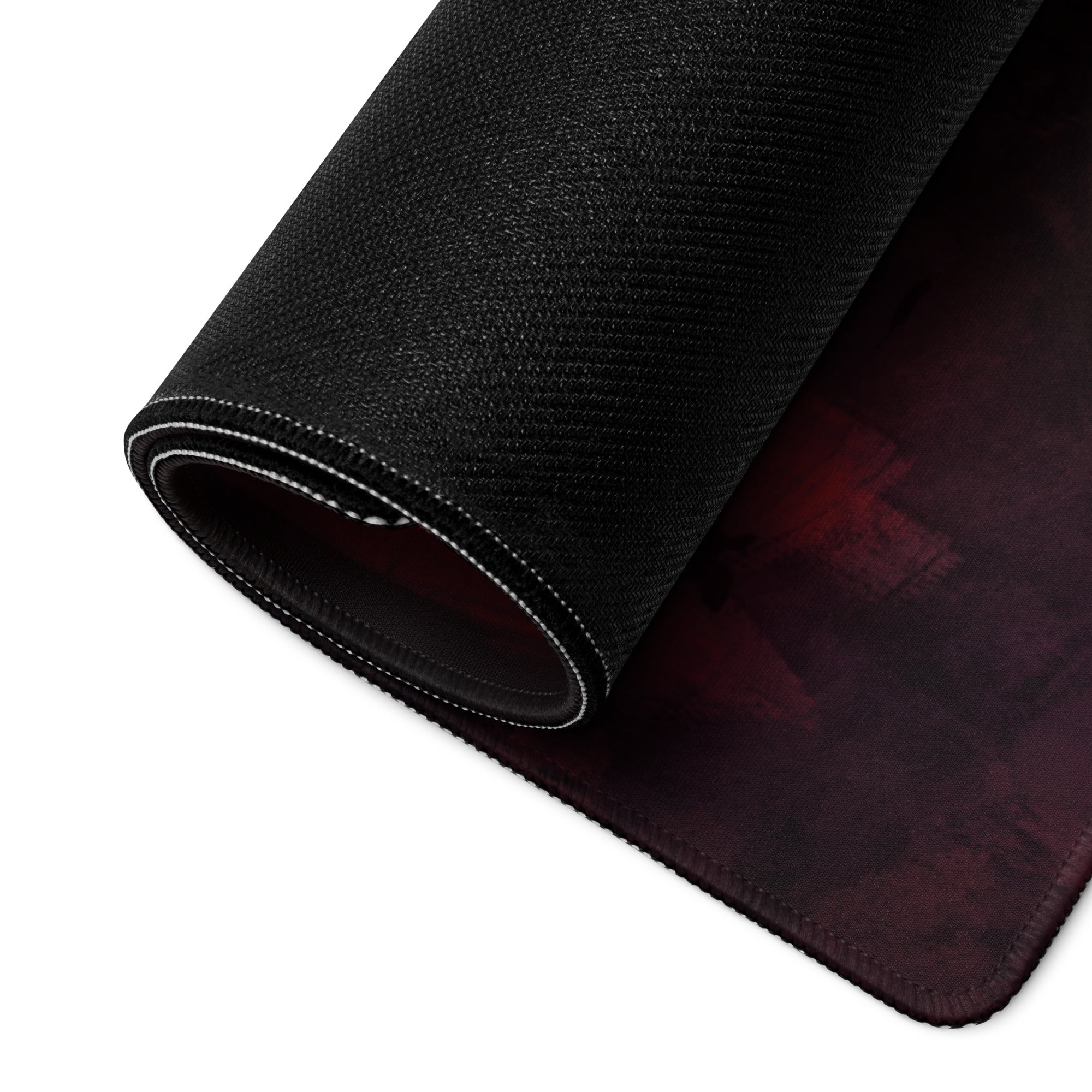 Demon Fire Artwork Red And Black Gaming Desk Mouse Pad Intense Esports Gamer Room Decor Digital Art