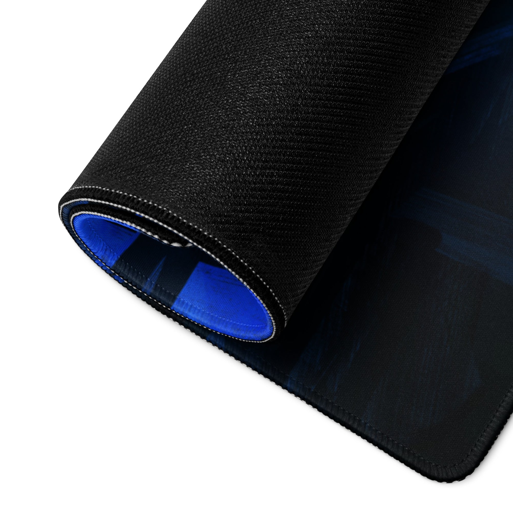 Blue Neon Gamer Mouse Pad Large Size For Gaming Setup Non Slip Surface Dynamic Battle Scene Art For CSGO Dota
