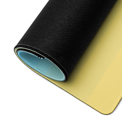 Motivational Mouse Pad Stay Positive Always Blue Yellow Gradient Bold Desk Setup