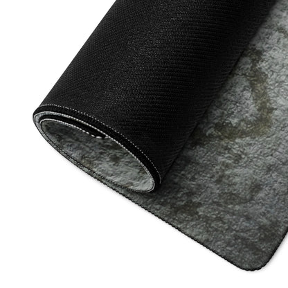 Motivational Quote Mouse Pad Gray Black Desk Office Minimalist Stone Texture Non Slip