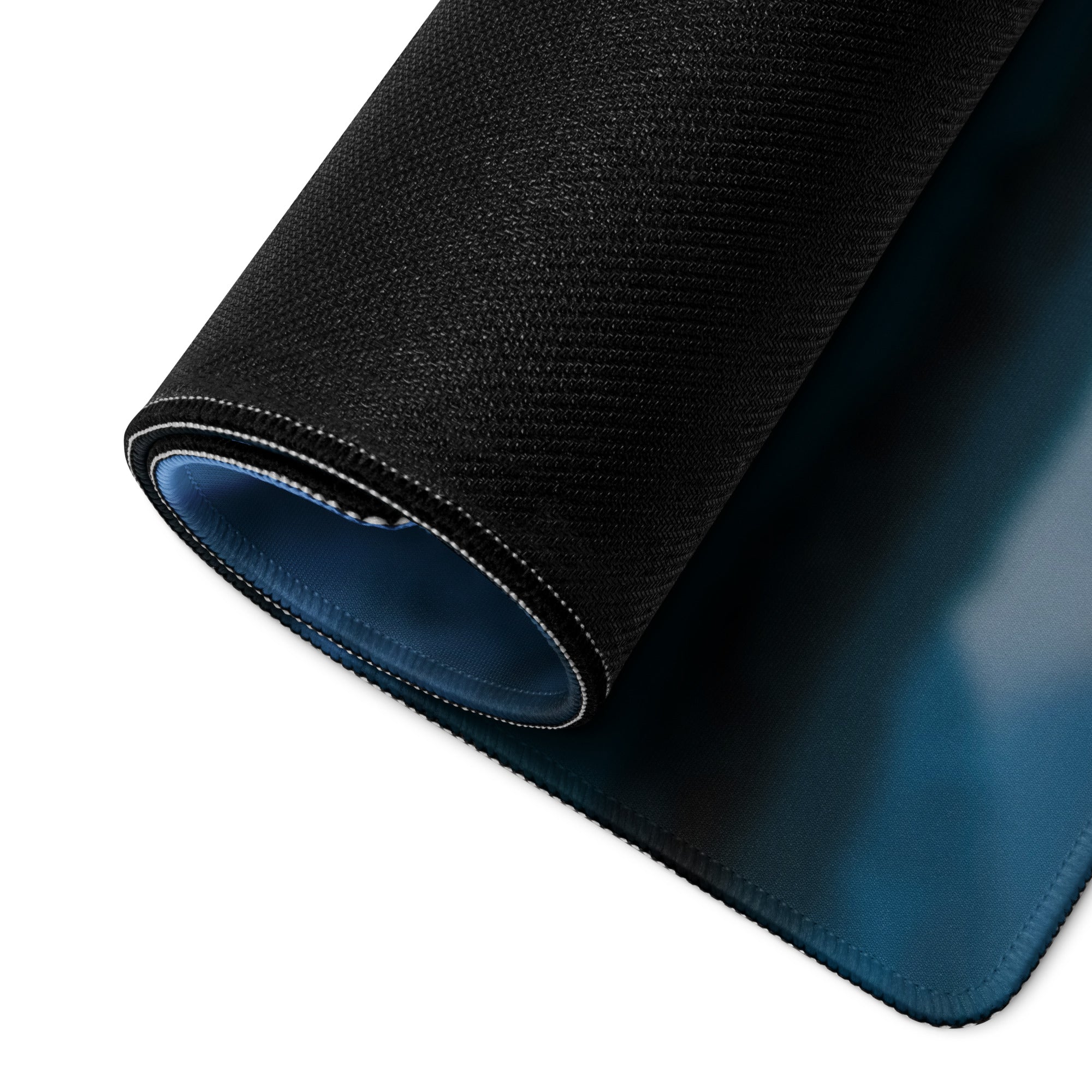 Blue Mountain Motivational Mouse Pad For Office Desk, Large Non Slip Edge, Modern Minimalist Workspace Accessory