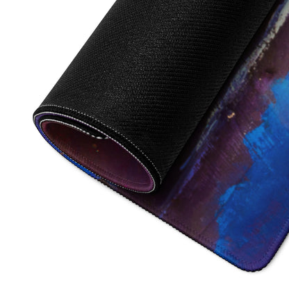 Cosmic Sunset Gaming Mouse Pad - Mouse Pad Purple Blue Gradient For Gaming Desk Cosmic Abstract Vibrant Modern Non Slip