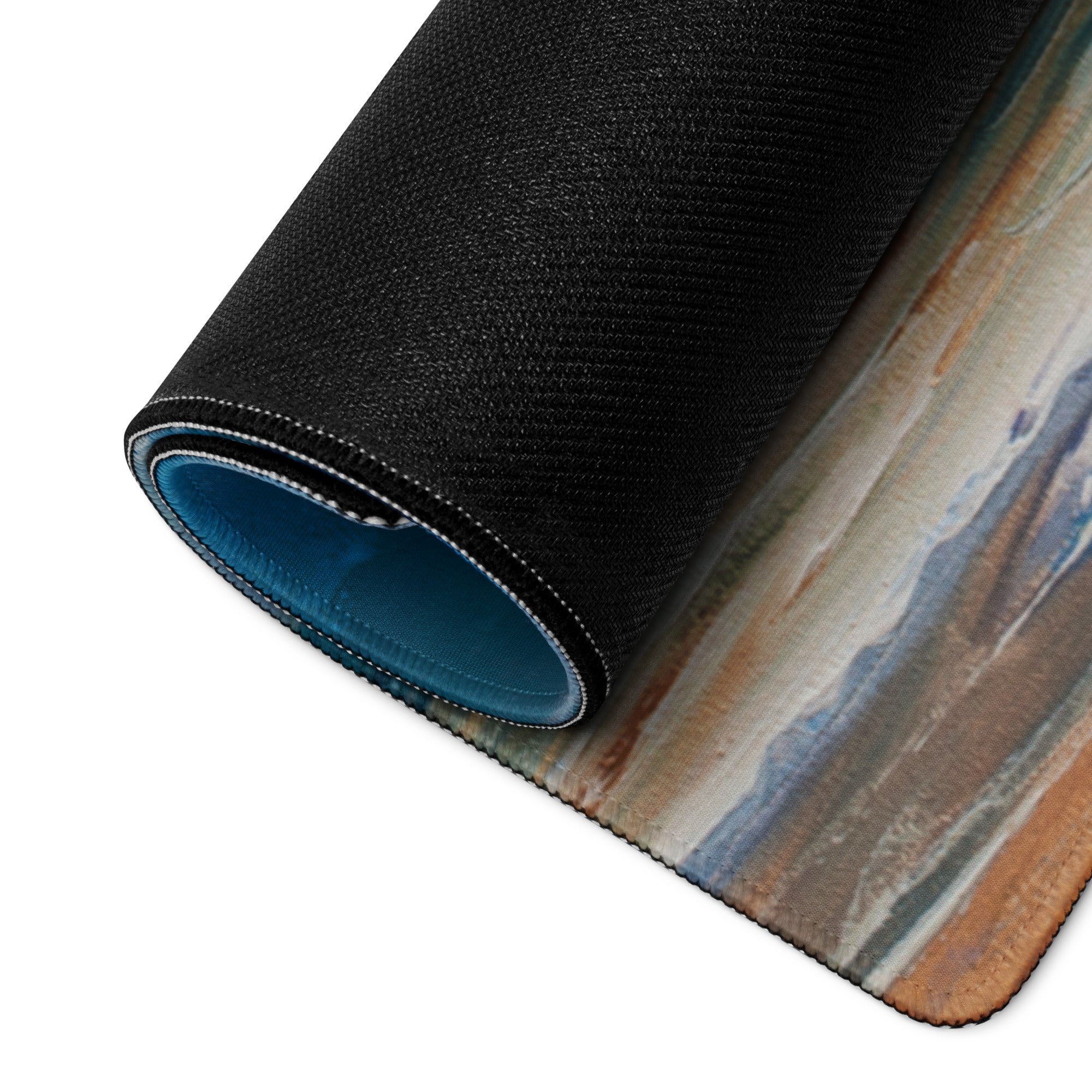 Oceanic Sky Seascape Mouse Pad - Seascape Ocean Blues Desk Pad Coastal Calm Mood Coastal Decor Gaming Pad Digital Print