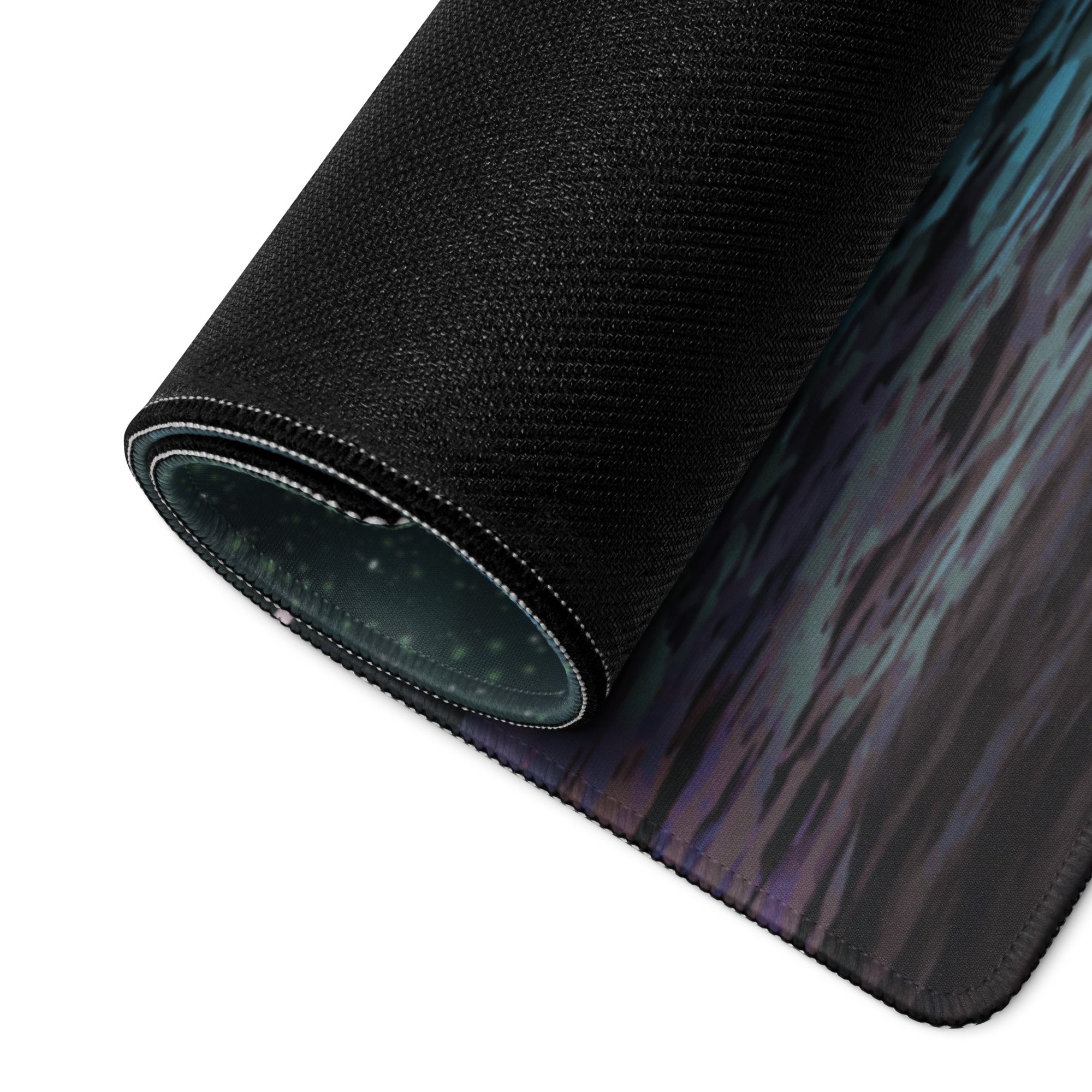 Nebula Night Gaming Mouse Pad - Gaming Mouse Pad Blue Teal Desk Dreamy Mood Modern Decor Non Slip Digital