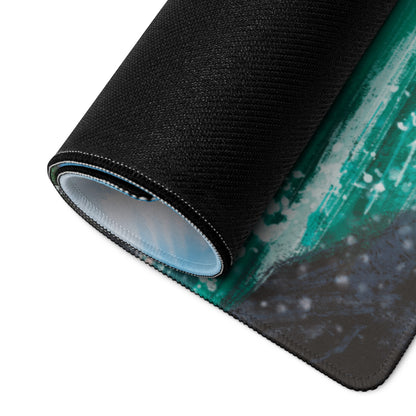 Coastal Sky Seascape Gaming Mouse Pad - Seascape Mouse Pad Blue Turquoise Desk Setup Calm Mood Non Slip