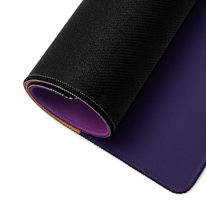 Sunset Skyline Mouse Pad - Gaming Mouse Pad Purple Sunset Desk Setup Cityscape Vibrant Mood Modern Decor Esports Gift
