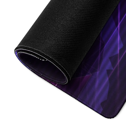 Vaporwave Sunset Gaming Desk Pad - Gaming Pad Purple Pink Desk Setup Vaporwave Dreamy Neon Desk Mat Digital