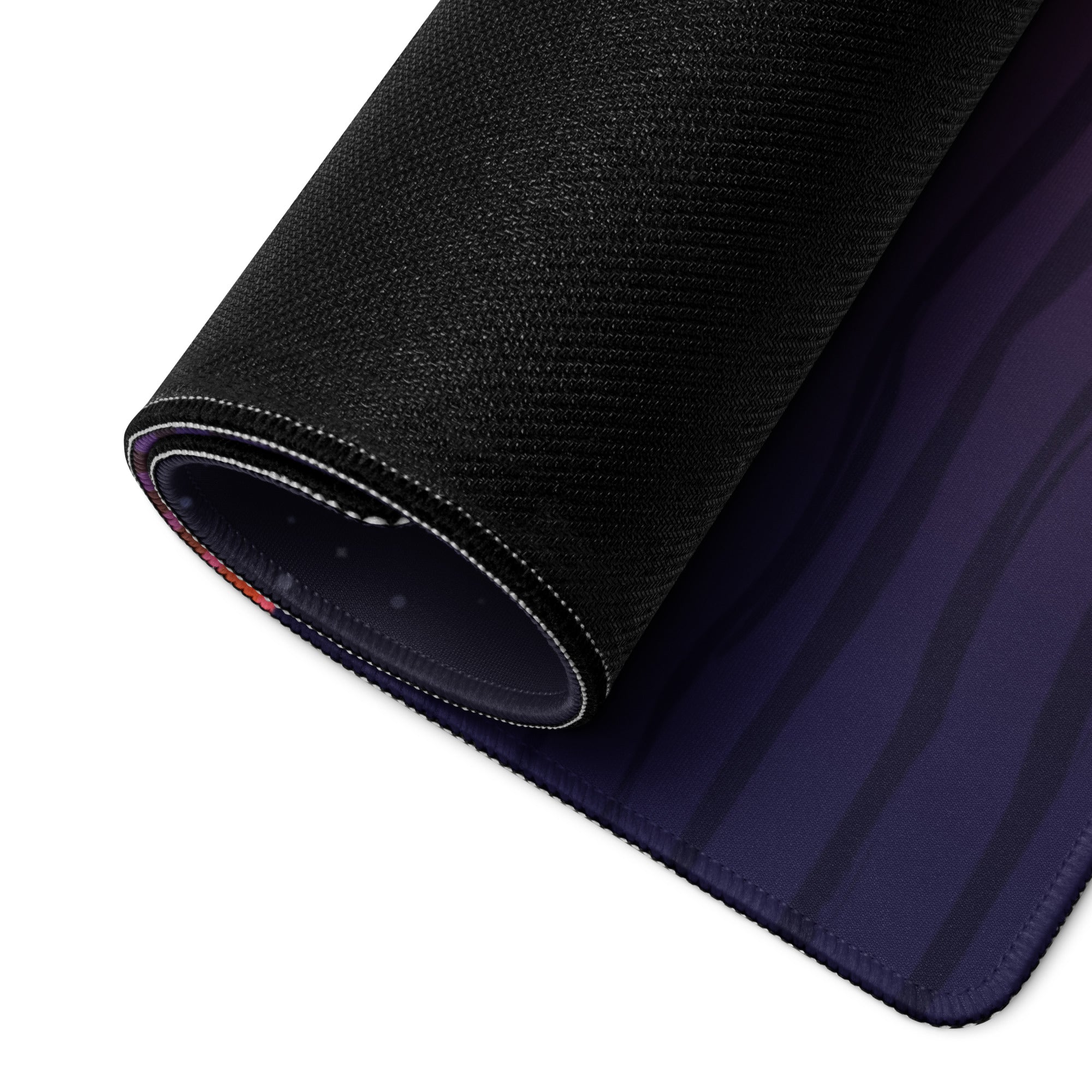 Sunset Starfield Gaming Mouse Pad - Mouse Pad Orange Purple Sunset Desk Neon Mood Vibrant Neon Decor Non Slip