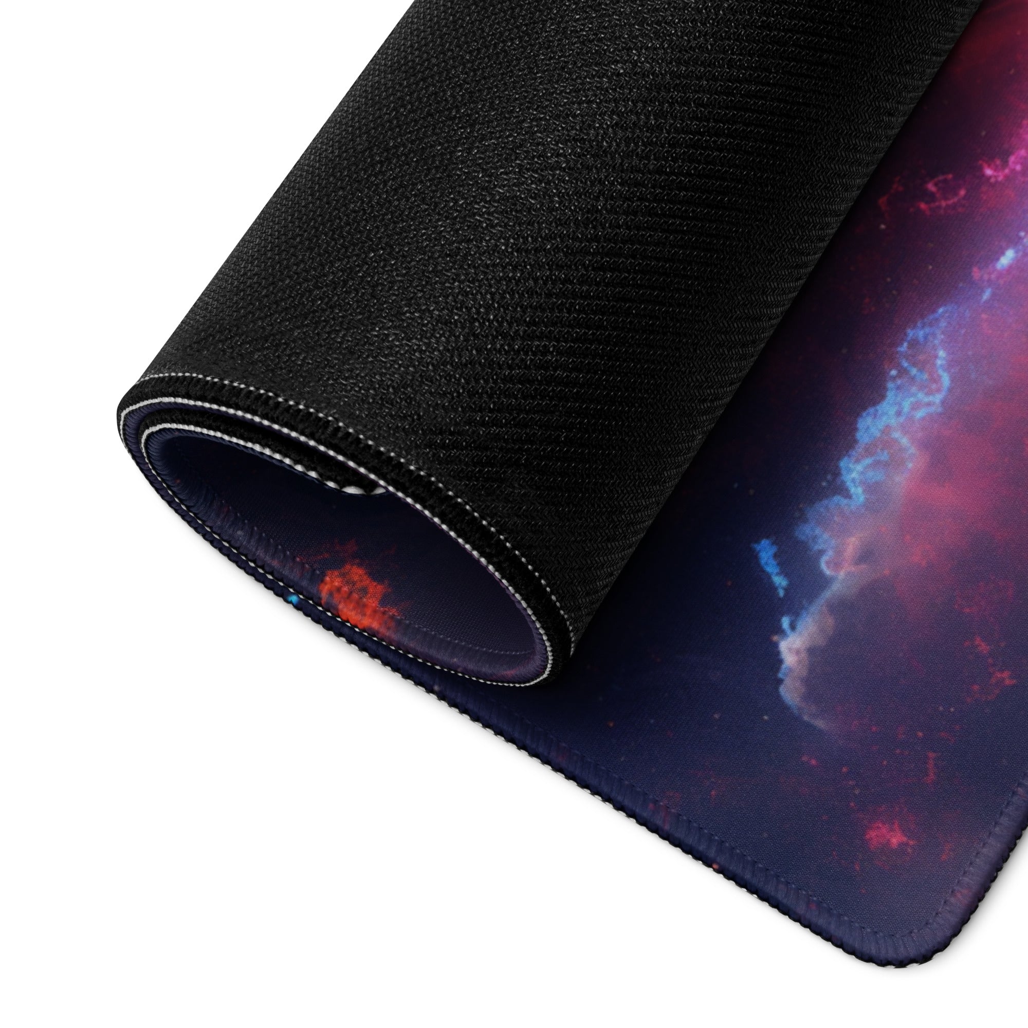Cosmic Nebula Gaming Mouse Pad - Mouse Pad Purple Pink Blue Desk Nebula - Epic Mood Futuristic Desk Mat Digital Print