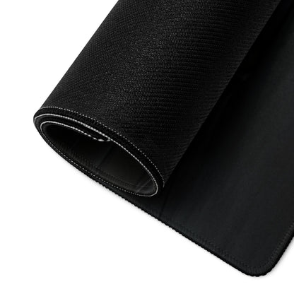 Racecar Black Gaming Mouse Pad - Racecar Black Gaming Modern Intense Industrial Large Non Slip Edge Stitch Photo Print