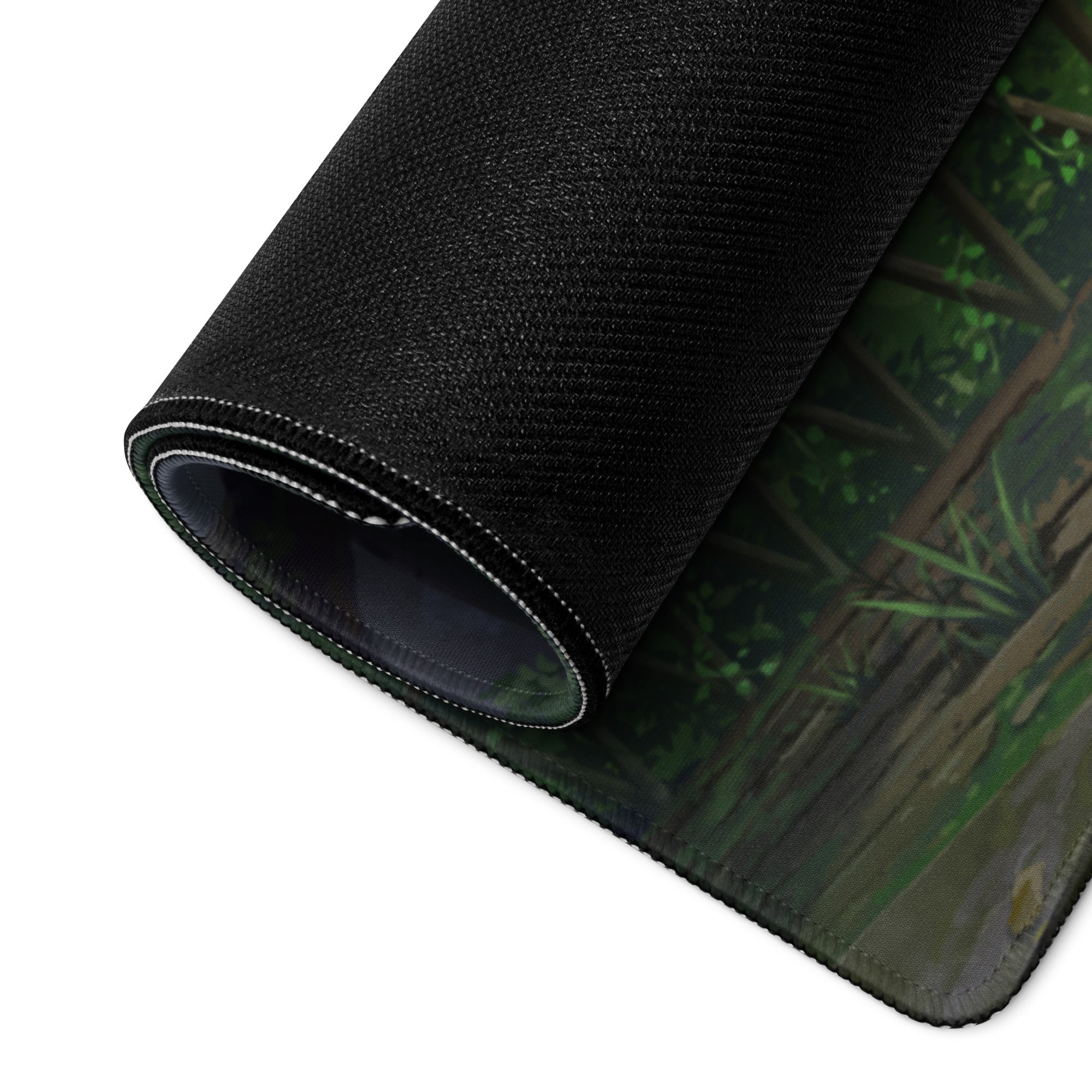 Verdant Jungle Scene Mouse Pad - Mouse Pad Jungle Green Desktop Gaming Art Calm Lush Nature Inspired Jungle Desk Accessory