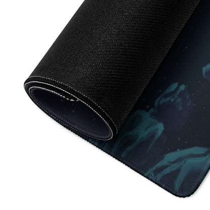 Cosmic Space Gaming Mouse Pad - Space Themed Mouse Pad Deep Blue Gaming Desk Modern Cosmic Mood Futuristic