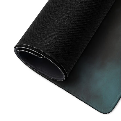Hypertech Gaming Mouse Pad - Gaming Mouse Pad Blue Desk Futuristic Tech Mood Cyberpunk Office Decor Digital Art