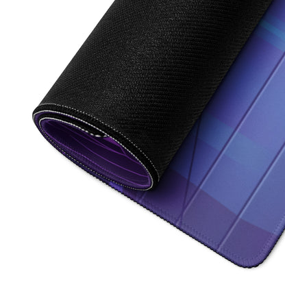 BMW M3 F80 Inspired Teal Purple Vaporwave Gaming Mouse Pad, Neon Sports Sedan Desk Mat with Futuristic Cyberpunk City Artwork