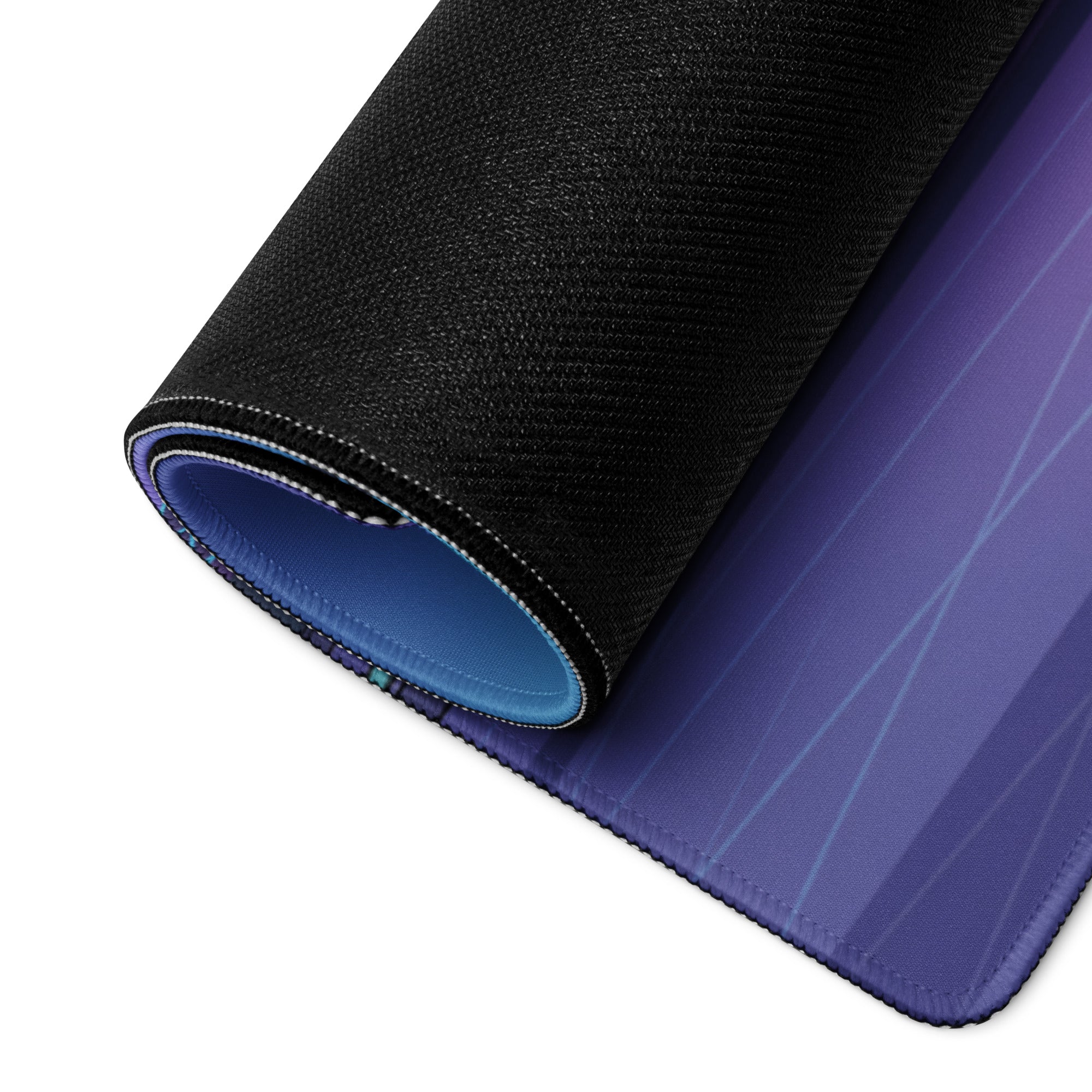 Porsche Cayman Widebody Inspired Orange Purple Vaporwave Gaming Mouse Pad, Neon Sports Car Desk Mat with Retro Futuristic Palm Tree Sunset Artwork