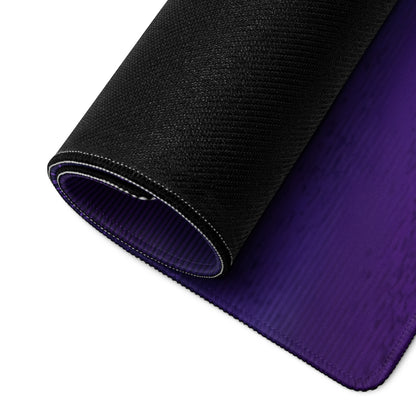 Nissan Z RZ34 Inspired Gray Purple Vaporwave Gaming Mouse Pad, Neon JDM Sports Car Desk Mat with Retro Futuristic Palm Sunset Artwork