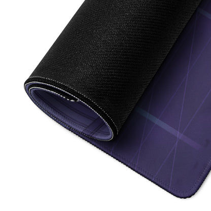 Nissan Silvia S14 Inspired Red Purple Vaporwave Gaming Mouse Pad, Neon JDM Drift Car Desk Mat with Retro Futuristic Garage City Artwork