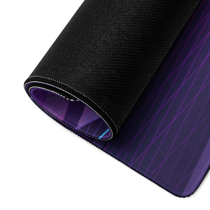 Nissan Silvia S15 Inspired Red Purple Vaporwave Gaming Mouse Pad, Neon JDM Drift Car Desk Mat with Retro Futuristic Mountain Sunset Artwork