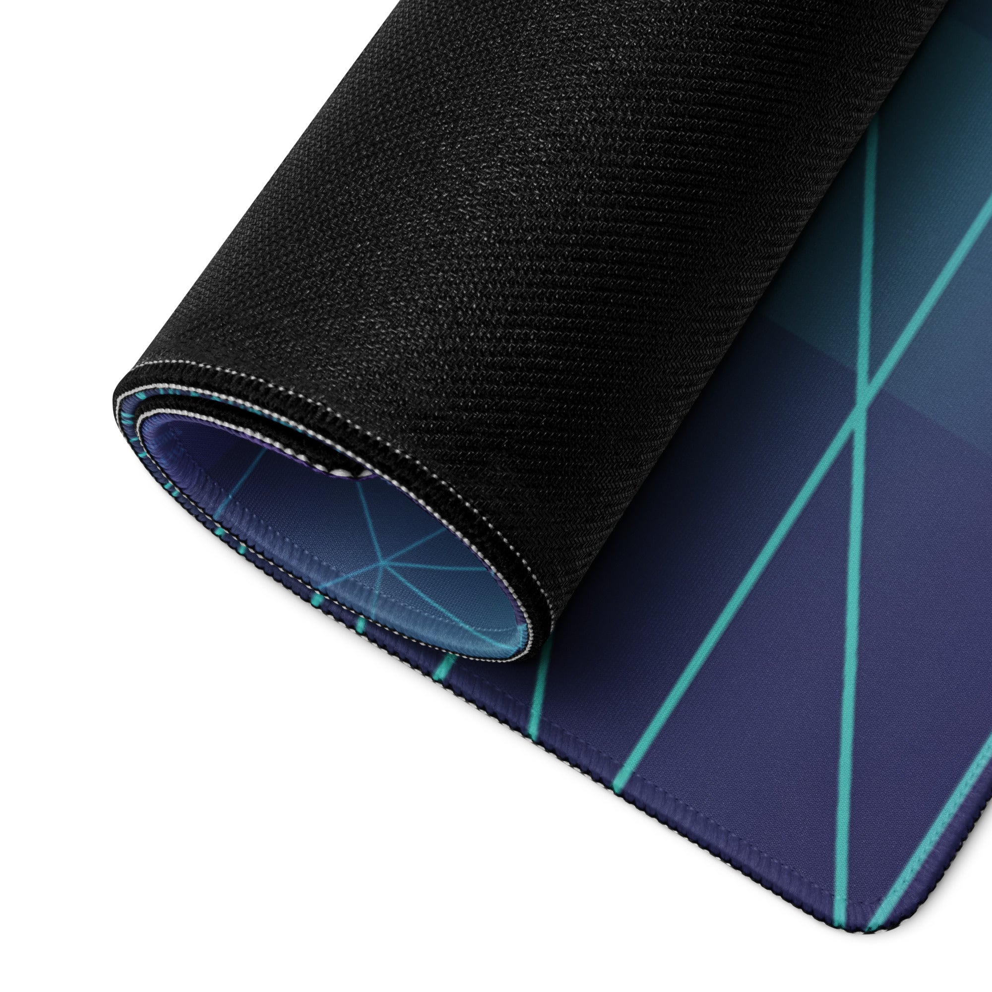 Toyota 86 Inspired Teal Purple Vaporwave Gaming Mouse Pad, Neon JDM Sports Car Desk Mat with Retro Futuristic Cyber Grid City Artwork