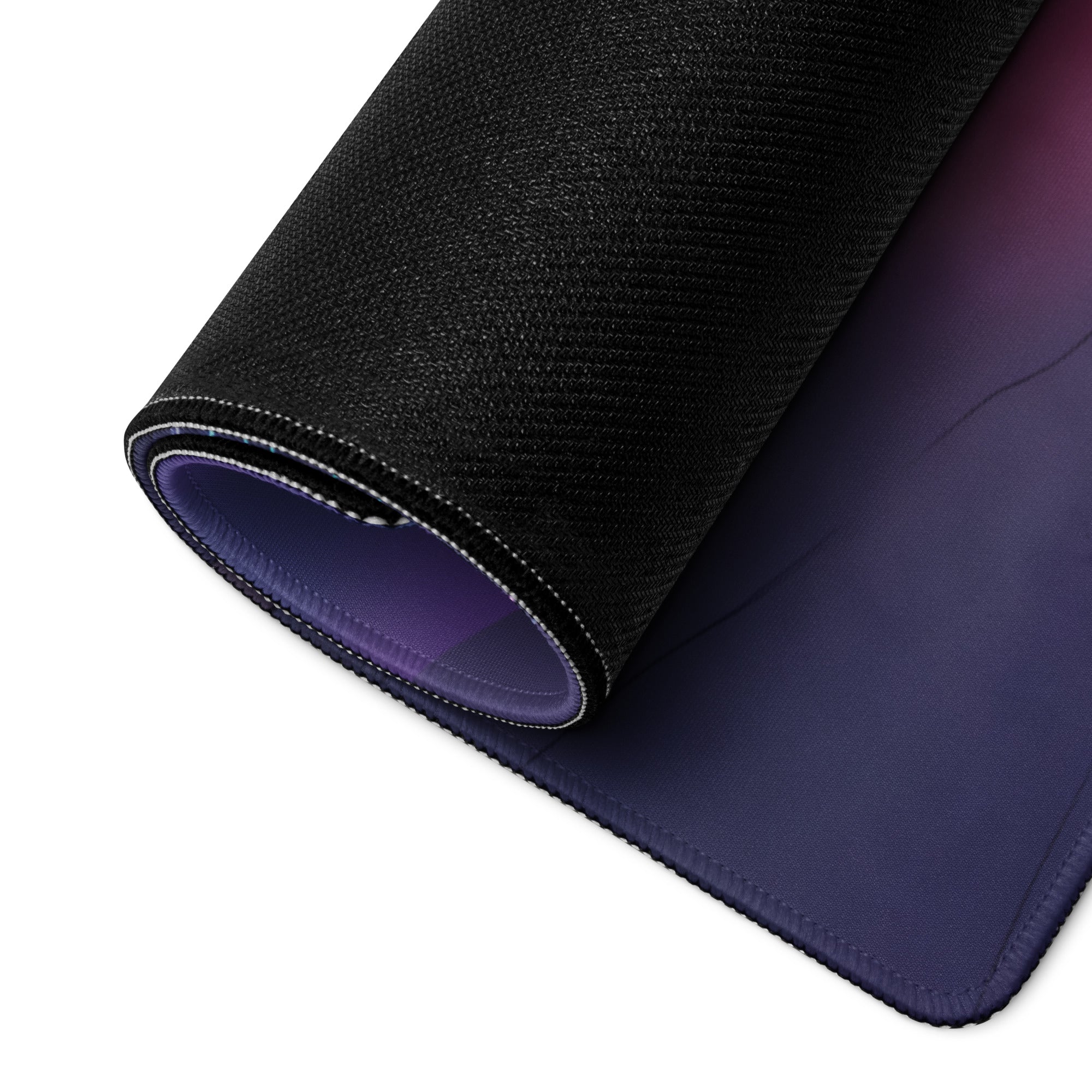Toyota GR Supra A90 Inspired Red Purple Vaporwave Gaming Mouse Pad, Neon Cyberpunk Skyline JDM Desk Mat with Retro Futuristic Sports Car Art