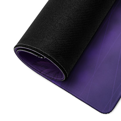 Mitsubishi Lancer Evolution IX Inspired Lime Green Purple Vaporwave Gaming Mouse Pad, Neon Retro Futuristic JDM Gas Station Rally Car Desk Mat