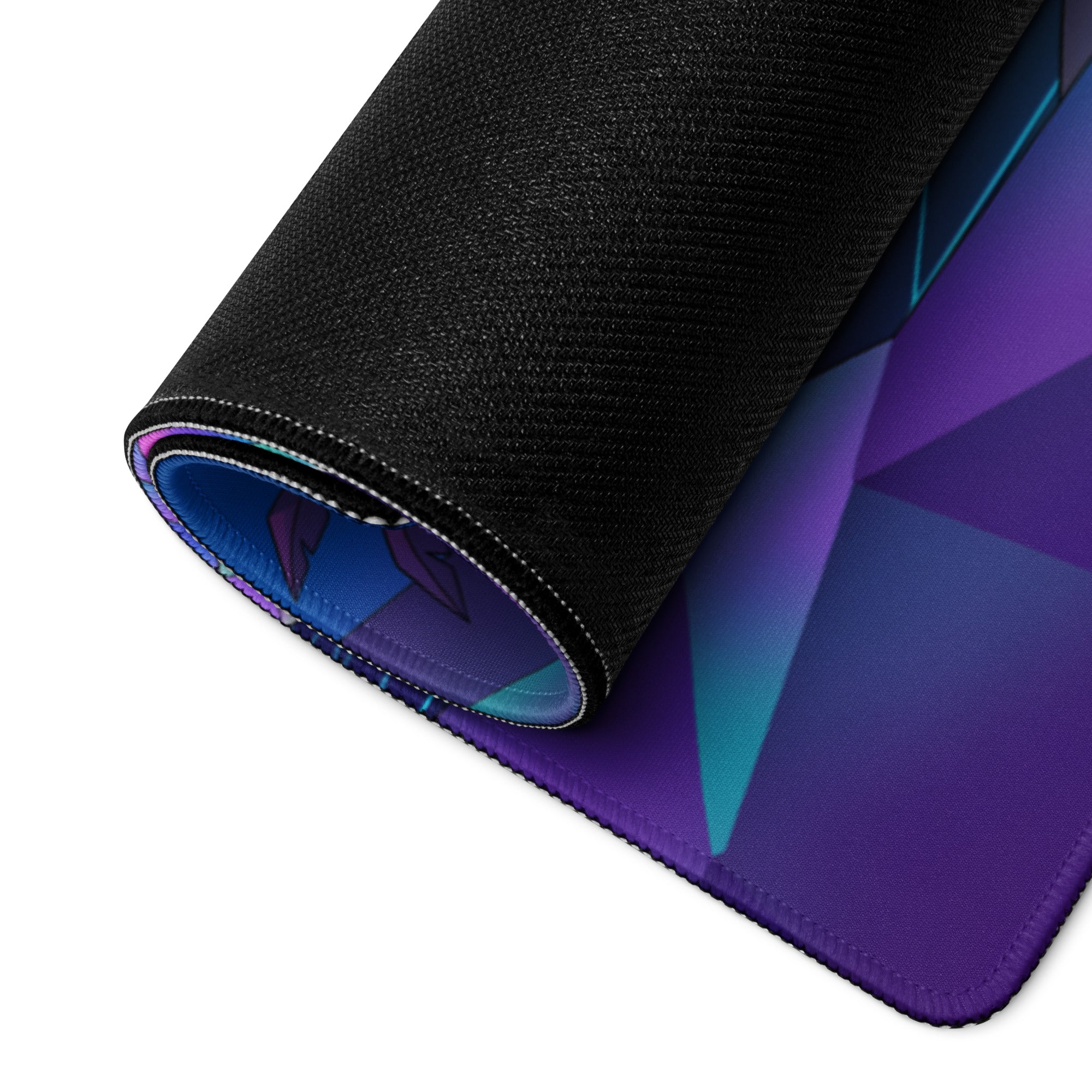 Ford Mustang GTD Inspired Red Vaporwave Gaming Mouse Pad – Neon Pink Blue Crystal Highway Desk Mat with Retro Futuristic Palm Trees and Synthwave Art
