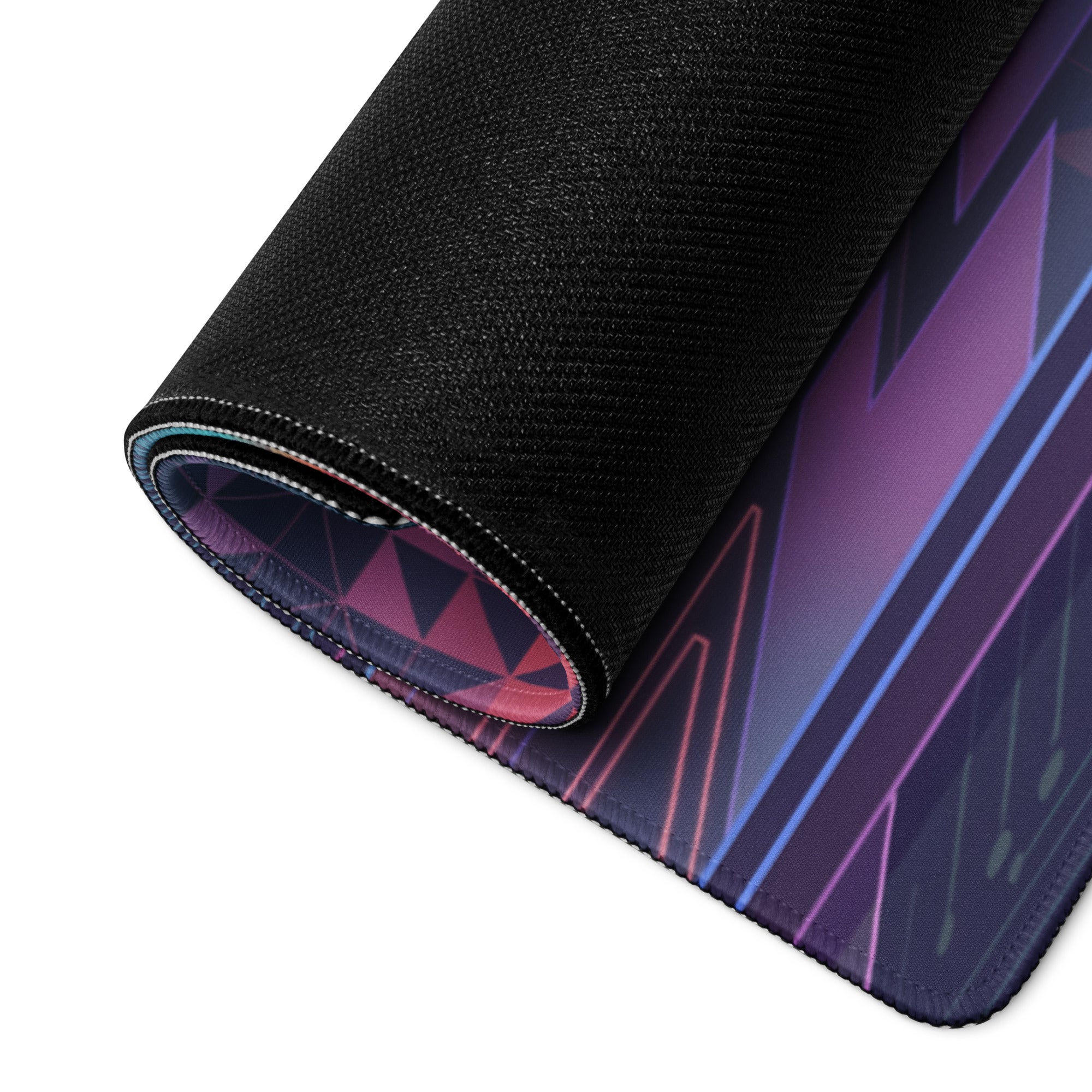 Aston Martin Vantage GT3 Inspired Olive Green Vaporwave Gaming Mouse Pad – Neon Retro Futuristic Grid Desk Mat with Palm Trees and Synthwave Sunset Art