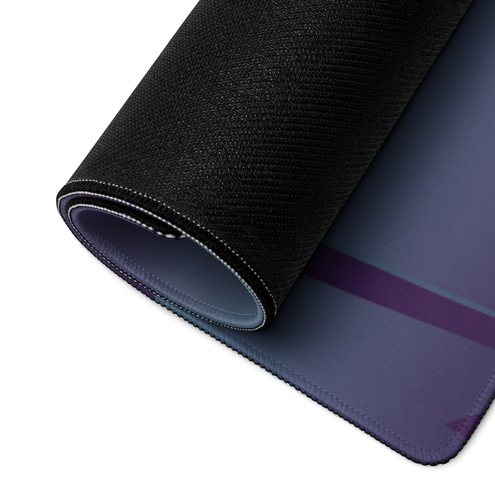 Koenigsegg Jesko Inspired Gold Purple Vaporwave Gaming Mouse Pad – Neon Palm Tree Supercar Desk Mat with Retro Futuristic Synthwave Art