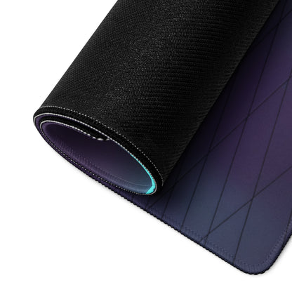 Peugeot 9X8 Inspired Black Purple Vaporwave Gaming Mouse Pad – Neon Garage Desk Mat, Futuristic Hypercar Digital Art, Cyberpunk Automotive Decor