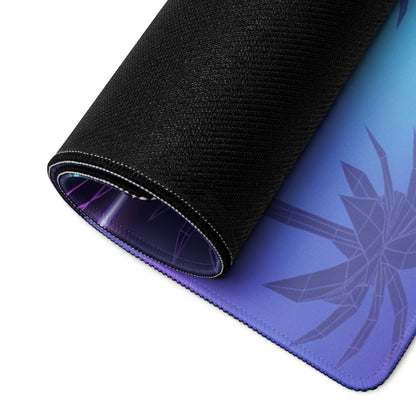 Pagani Zonda R Inspired Red Purple Vaporwave Gaming Mouse Pad – Neon Sunset Grid Desk Mat, Retro Futuristic Supercar Digital Artwork