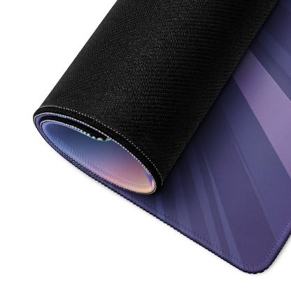 Mercedes-AMG GT Black Series Inspired Black Blue Vaporwave Gaming Mouse Pad – Neon Tunnel Desk Mat, Retro Futuristic Supercar Digital Artwork