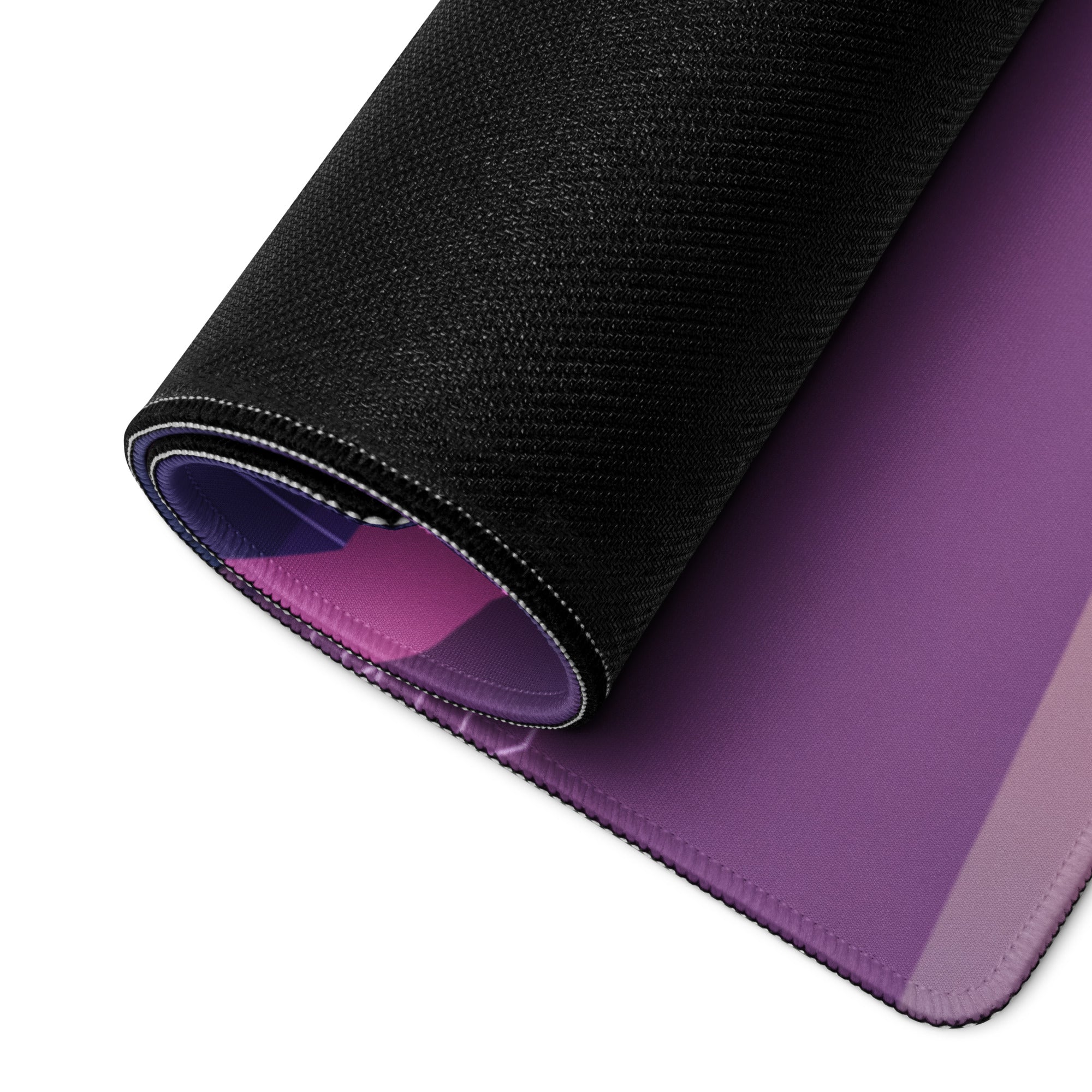 Dodge Viper ACR Inspired White Purple Vaporwave Gaming Mouse Pad – Neon Futuristic Raceway Desk Mat, Retro Synthwave Sports Car Digital Artwor
