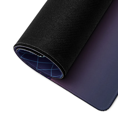 Koenigsegg Jesko Inspired Orange Vaporwave Gaming Mouse Pad – Neon Mountain Sunset Desk Mat, Retro Futuristic Hypercar Digital Artwork