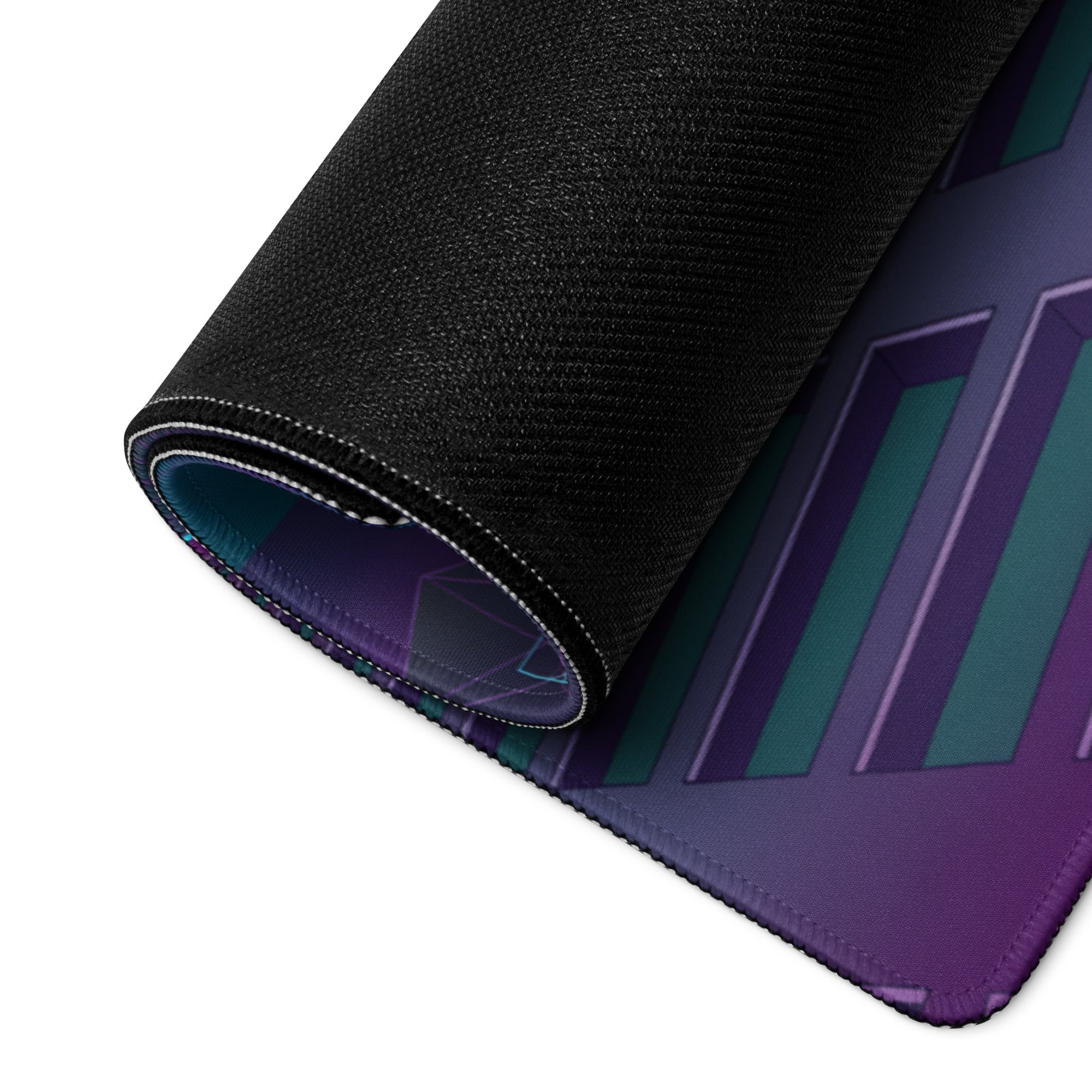 Ferrari F40 Inspired Red Purple Vaporwave Gaming Mouse Pad – Neon Palm Tree Desk Mat, Retro Futuristic Supercar Digital Art with Synthwave Grid
