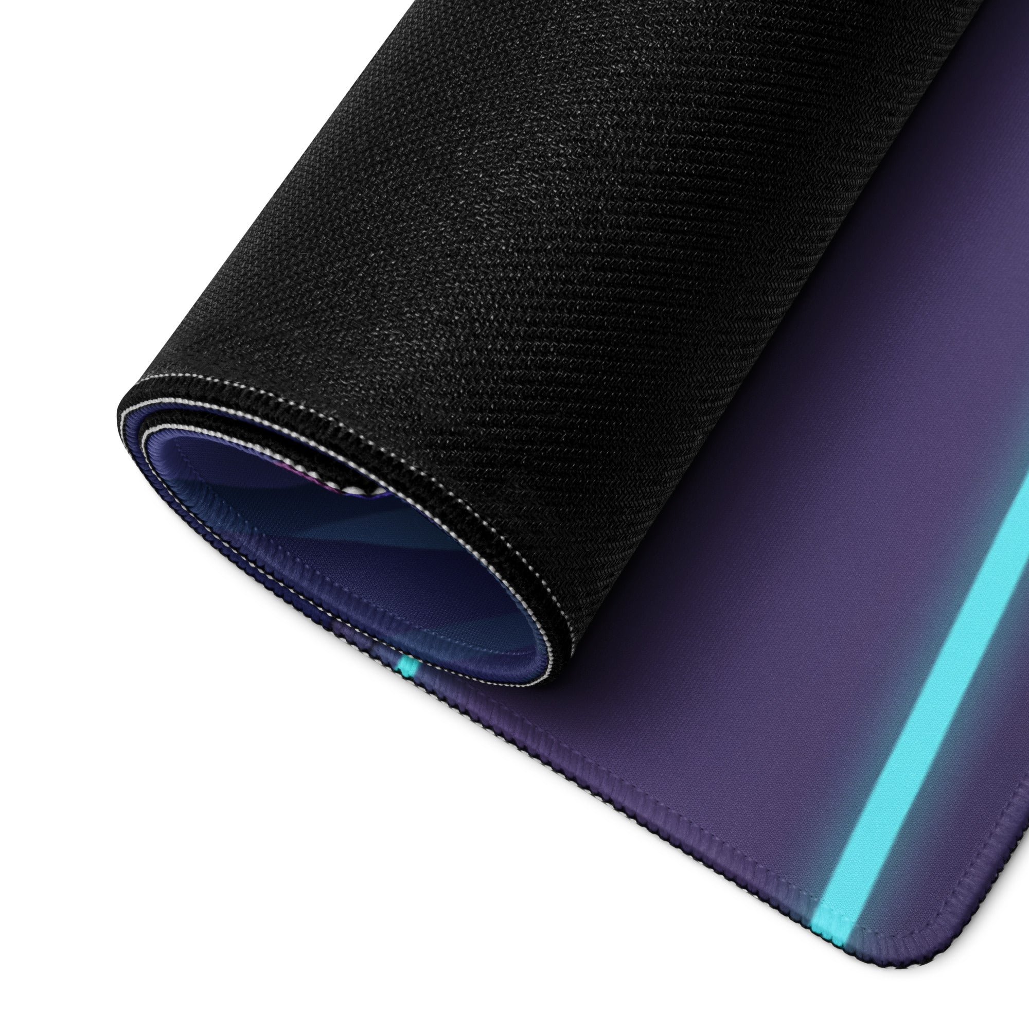 Nissan GT-R R35 Inspired Red Purple Vaporwave Gaming Mouse Pad – Neon Mountain Highway Desk Mat, Retro Futuristic JDM Supercar Digital Art