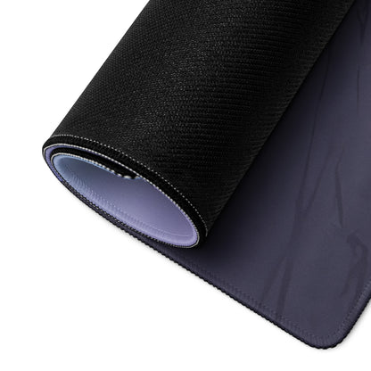 Koenigsegg Jesko Attack Inspired White Purple Vaporwave Gaming Mouse Pad – Dreamy Lakeside Palm Tree Desk Mat, Retro Futuristic Hypercar Digital Art