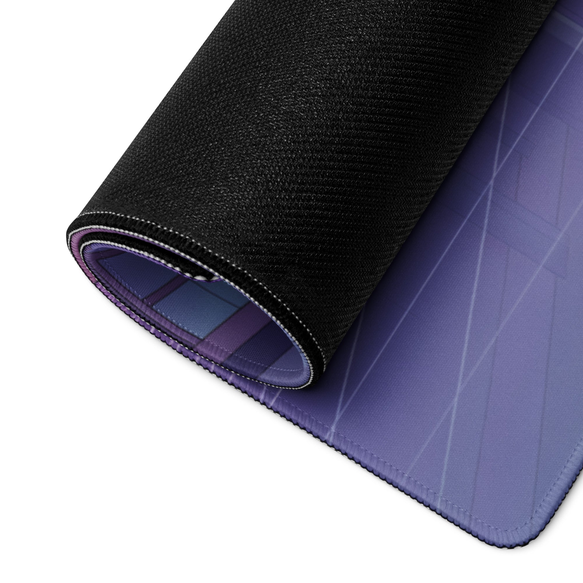 McLaren 720S Inspired Red Purple Vaporwave Gaming Mouse Pad – Neon Sunset Garage Desk Mat, Retro Futuristic Supercar Digital Artwork