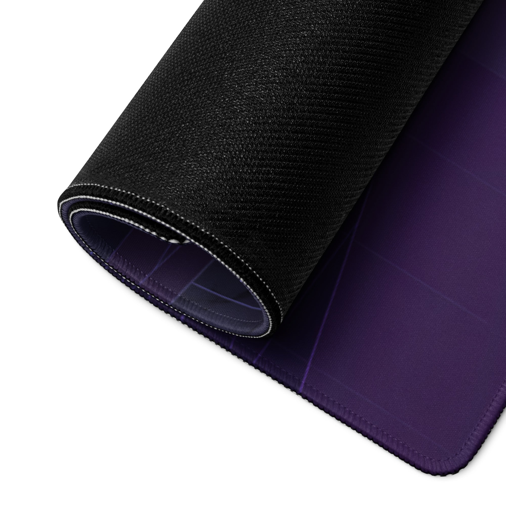 Koenigsegg CCX Inspired Silver Purple Vaporwave Gaming Mouse Pad – Neon Futuristic City Desk Mat, Dreamy Retro Supercar Digital Artwork