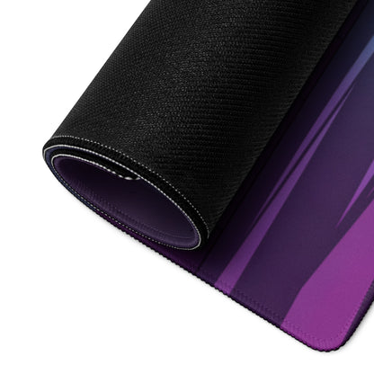 BMW R nineT Racer Inspired Orange Purple Vaporwave Gaming Mouse Pad – Neon Cyberpunk Garage Desk Mat, Retro Futuristic Café Racer Artwork