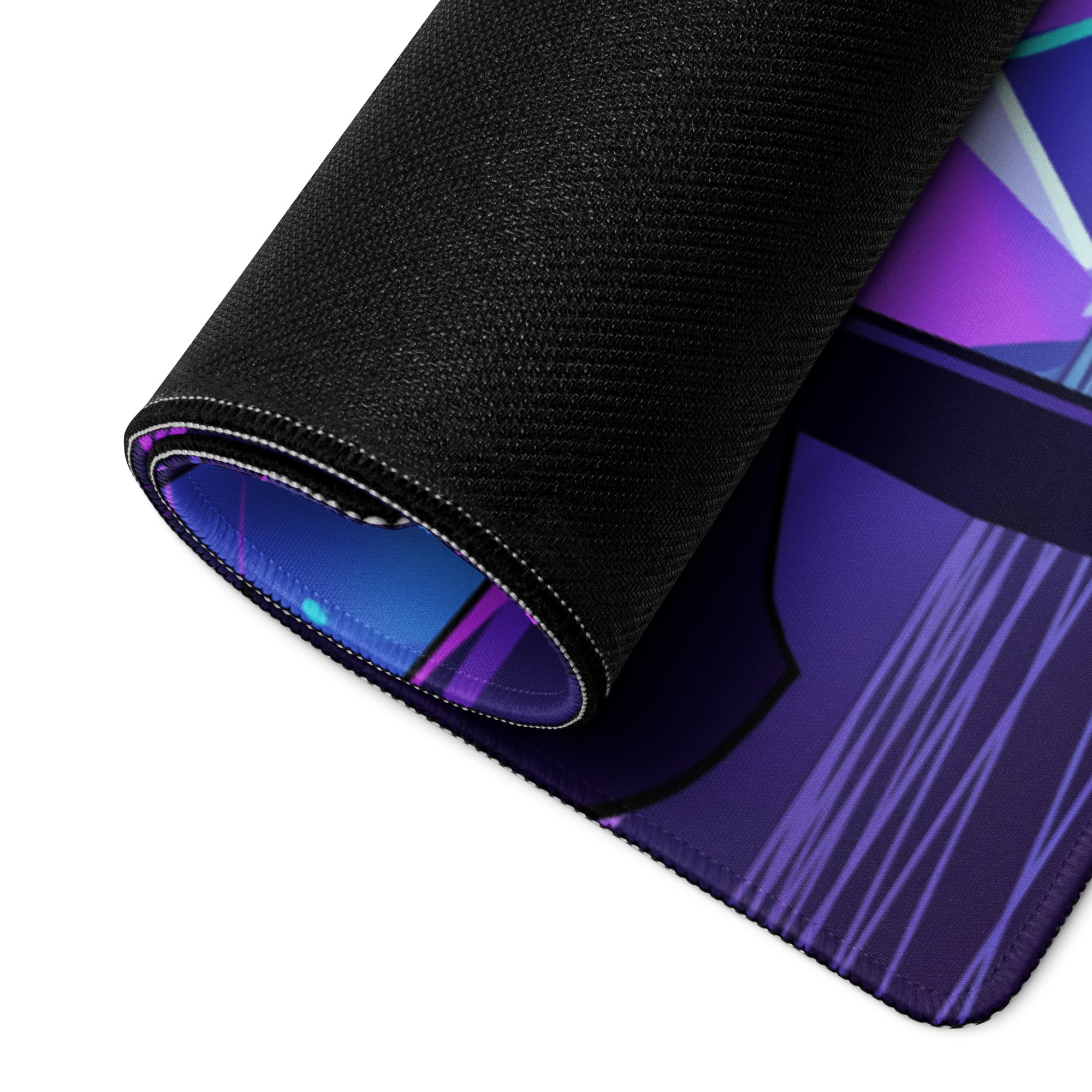 Vaporwave Neon Mouse Pad - Gaming Mouse Pad Neon Purple Blue Vaporwave Mood Nostalgic Futuristic Cyberpunk Desk Mat
