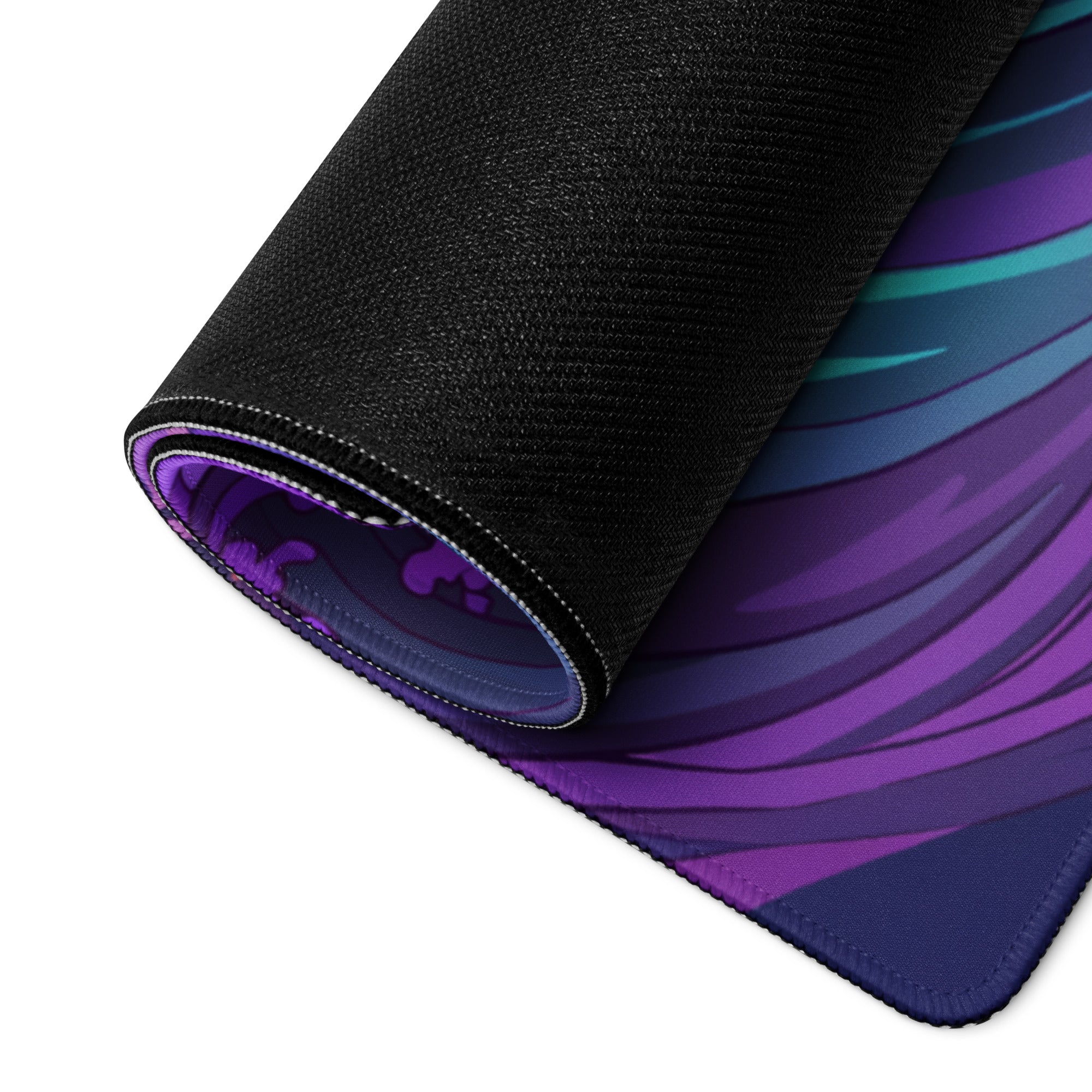 Vaporwave Neon Ocean Mouse Pad - Mouse Pad Neon Purple Pink For Gaming Vaporwave Dreamy Neon Mood Retro Decor Digital Art