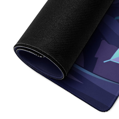 Neon Vaporwave Forest Mouse Pad - Mouse Pad Neon Purple Teal For Vaporwave Dreamy Mood Neon Decor Gaming Digital Art