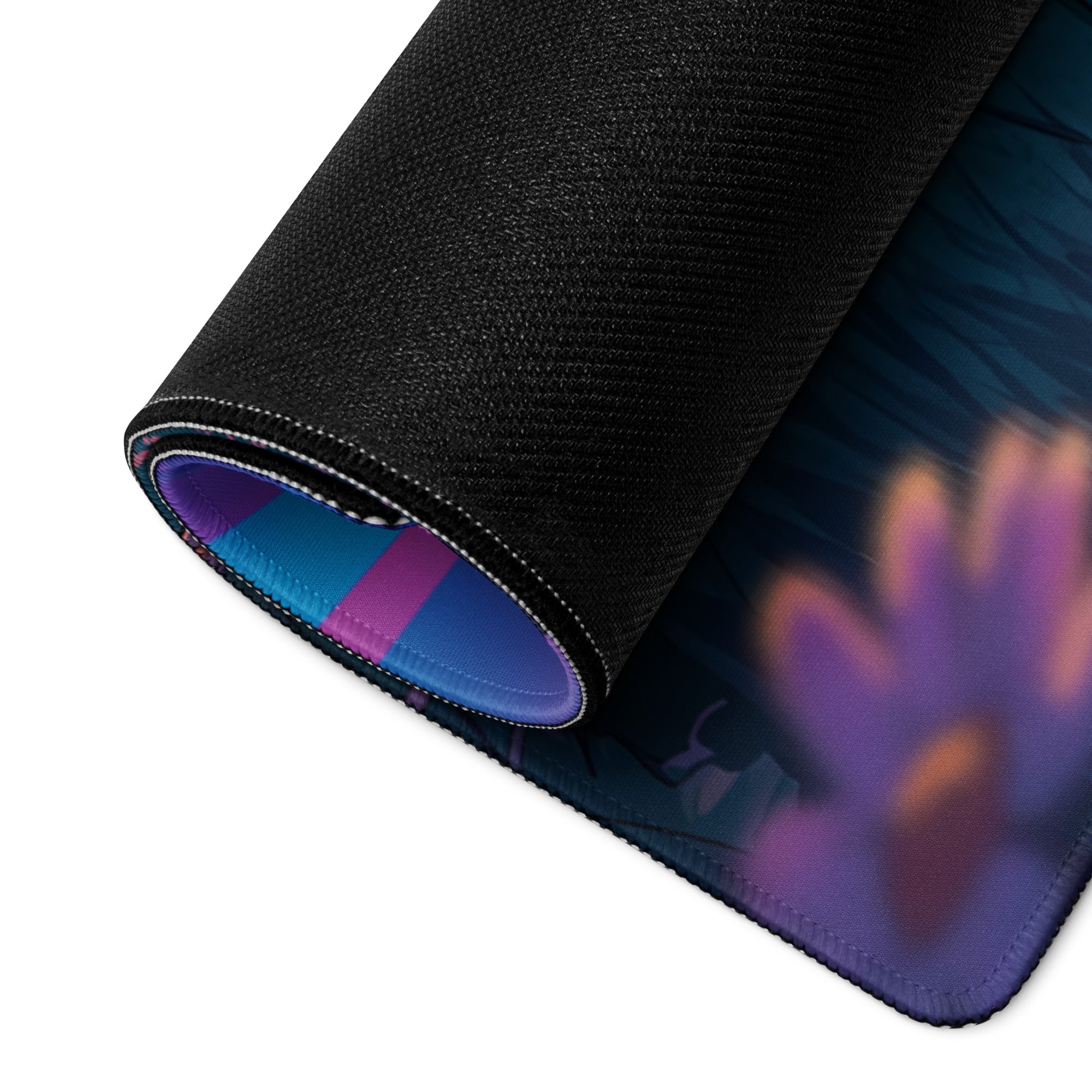 Vaporwave Sunset Mouse Pad - Mouse Pad Purple Pink Teal Gaming Setup Vaporwave Dreamy Neon Retro Desk Mat Digital Art