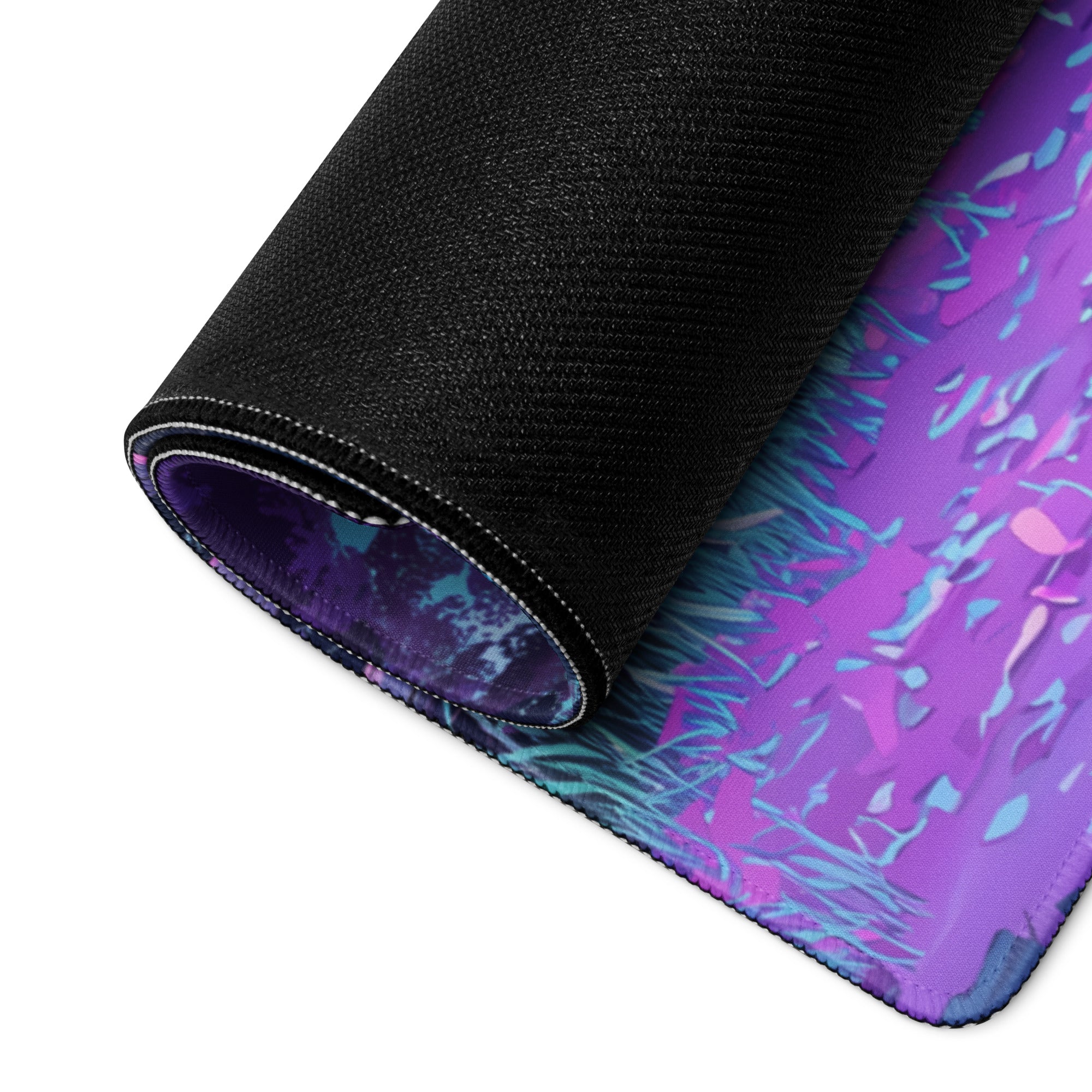 Vaporwave Dreamscape Mouse Pad - Mouse Pad Purple Pink Blue Desk Vaporwave Dreamy Neon Mood Retro Gaming Synthwave