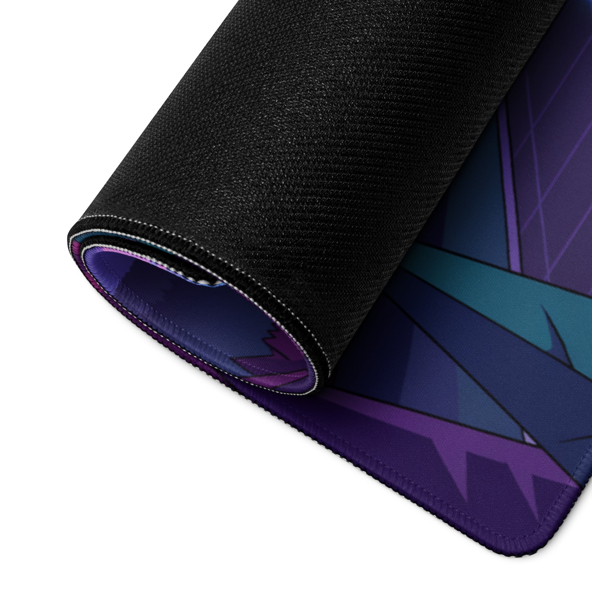 Vaporwave Neon Castle Mouse Pad - Mouse Pad Purple Pink Blue for Gaming Desk Vaporwave Aesthetic Dreamy Neon Mood